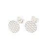 304 Stainless Steel Ear Stud Findings STAS-O119-16A-S-1
