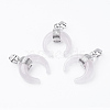 Natural Rose Quartz Pendants G-E425-09P-2