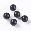 Natural Black Onyx Beads G-K275-13-6mm-2