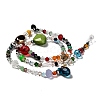 Mixed Electroplate Glass Beads Strands EGLA-A003-01-2