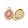 Brass Micro Pave Cubic Zirconia Pendants KK-K356-15G-2