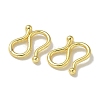 Brass S-Hook Clasps KK-Q019-08A-G-2