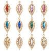 24Pcs 12 Colors KC Gold Plated Alloy Pendants FIND-TA0003-71-1