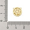 Brass Micro Pave Cubic Zirconia Connector Charms KK-U041-01G-01-3