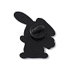 Easter Theme Rabbit Enamel Pin JEWB-E018-02EB-02-2