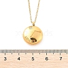 304 Stainless Steel Clear Cubic Zirconia Constellation Pendant Necklaces NJEW-R021-02G-01-5