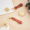 Wax Seal Brass Stamp Head AJEW-WH0213-058-6