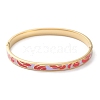 304 Stainless Steel Hinged Bangles for Women BJEW-K263-04G-01-2