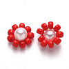 Glass Seed Beads Charms FIND-R086-05I-2