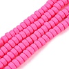 Handmade Polymer Clay Beads Strand CLAY-T021-01H-1