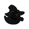 Halloween Theme Black Alloy Brooches JEWB-U002-05F-2