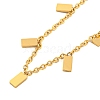 304 Stainless Steel Cable Chain Necklaces NJEW-P311-03B-G-2