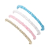 4Pcs Glass Beaded Stretch Bracelets for Women BJEW-JB11504-4