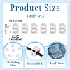 6Pcs 925 Sterling Silver Hollow Initial Beads STER-TA0001-53B-5