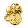Ion Plating(IP) 304 Stainless Steel Pendants STAS-M070-08G-1