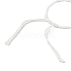 Braided Cotton Cord Bracelet Making MAK-L043-02G-15-3