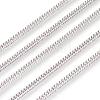 Tarnish Resistant 201 Stainless Steel Curb Chains CHS-L017-17A-1