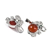 Natural Carnelian(Dyed & Heated) Pendants G-I374-A-P04-2