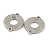 Non-Tarnish 304 Stainless Steel Connector Charms STAS-N103-135P-2