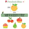 10Pcs 5 Styles Fruit Enamel Pin JEWB-CJ0003-20-2
