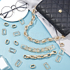 SUPERFINDINGS 100Pcs 2 Style Plastic Linking Rings KY-FH0001-09-3