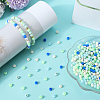 1000Pcs Frosted Opaque Acrylic Beads OACR-SP0001-32B-4