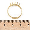 Adjustable Brass Finger Ring Trays for Hanging Pendant KK-K414-03D-G-3
