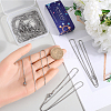 12Pcs 304 Stainless Steel Box Chain Necklaces Set NJEW-SC0001-21-3