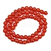 Natural Dyed White Jade Beads Strands GG-CBAEB22-B01-6mm-06-5