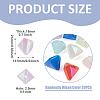 20Pcs UV Plating Opaque Acrylic Imitation Jelly Beads OACR-TADJ0001-09C-2