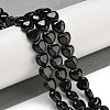 Natural Black Tourmaline Beads Strands G-H005-C12-01-2