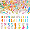 200Pcs 10 Styles Transparent Acrylic Beads TACR-TA0001-28-2