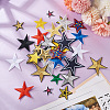 Star Computerized Embroidery Polyester Iron On Patches PATC-TAC0001-02-6