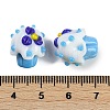 Handmade Lampwork Bumpy Beads LAMP-I027-04B-3