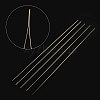 Iron Collapsible Big Eye Beading Needles ES001Y-S-75mm-01-2