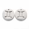 Tarnish Resistant 201 Stainless Steel Pendants LS-STAS-Z001-B-06P-1