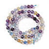 Natural Fluorite Beads Strands G-F717-10-3