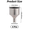 Non-Tarnish 304 Stainless Steel Funnel STAS-WH20007-04P-2