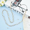 Aluminium Cable Chains/Paperclip Chains Eyeglasses Chains AJEW-AR0001-09G-5
