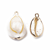 Cowrie Shell Pendants X-SSHEL-T004-02-2