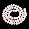 Opaque Solid Color Imitation Jade Glass Beads Strands EGLA-A044-P4mm-D33-3