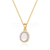 Cat Eye Pendant Necklace UO3091-1-1