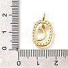 Brass Micro Pave Cubic Zirconia Pendants ZIRC-P123-01G-C01-3