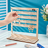 Assembled Wooden Wall Mounted Earring Display Racks EDIS-WH0040-01-3