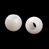 Natural White Jade European Beads LS-G-R488-01H-4