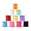 10 Rolls 10 Colors PVC Synthetic Rubber Cord RCOR-TA0001-01-8