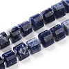 Natural Sodalite Beads Strands G-G801-01-1