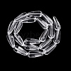 Transparent Glass Beads Strands GLAA-Q113-03A-A01-2