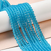 Imitate Austrian Crystal Frosted Glass Beads Strands EGLA-A039-T2mm-MD19-4