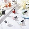 6Pcs Heart Gemstone Car Air Vent Clips AJEW-PH00496-05-5